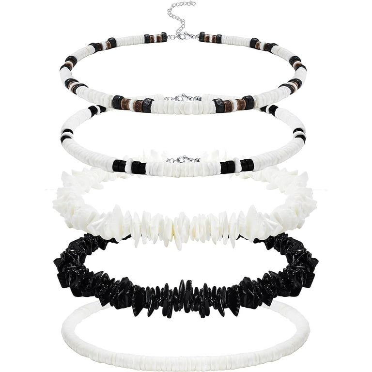 Mens Necklace White Puka Shell Necklace Amazon Summer White Puka