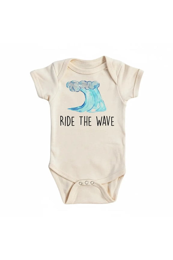 Surfer Ride Newborn Gift Baby Bodysuit