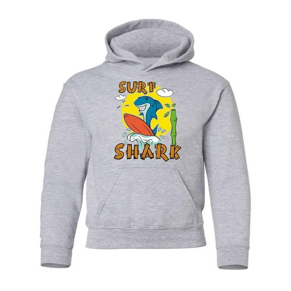 Surfer Shark Hoodie Juniors -Image by Shutterstock, Medium