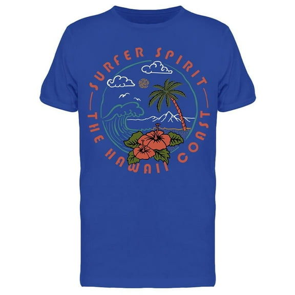 Surfer Spirit T-Shirt Men -Image by Shutterstock, Male x-Large