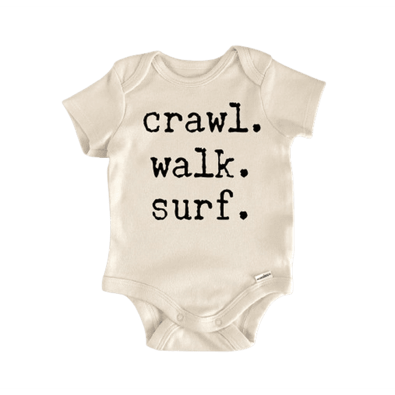 Surfer Surfing Newborn Baby Bodysuit