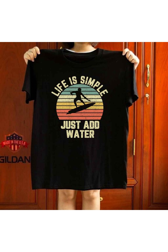 Surfer Tshirt Vintage Surfing Shirt Funny Surfboard Retro Fan Graphic,for men and women up to 5XL