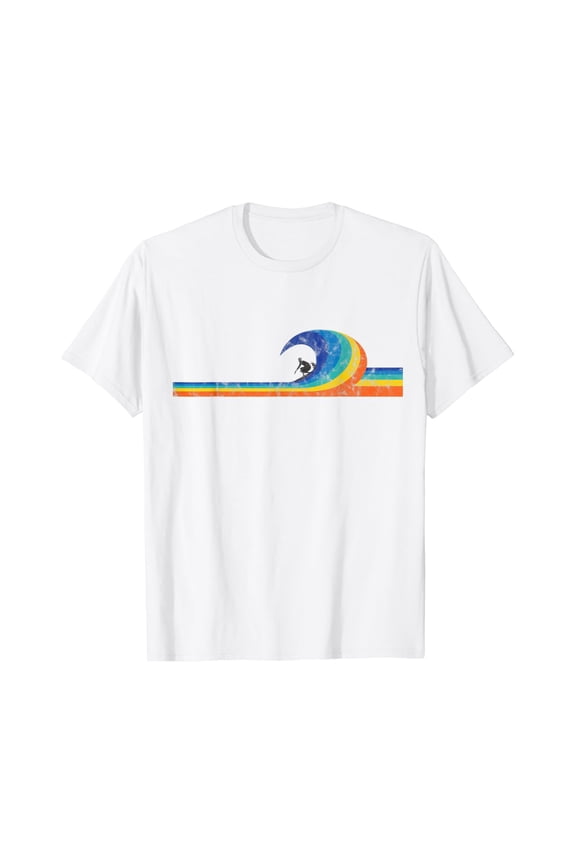 Surfer Vintage Wave Ocean Style T-Shirt