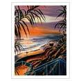 thumbnail image 1 of Surfer at Sunset - From an Original Color Painting by Wade Koniakowsky - Fine Art Matte Paper Print (Unframed) 20x26in, 1 of 4