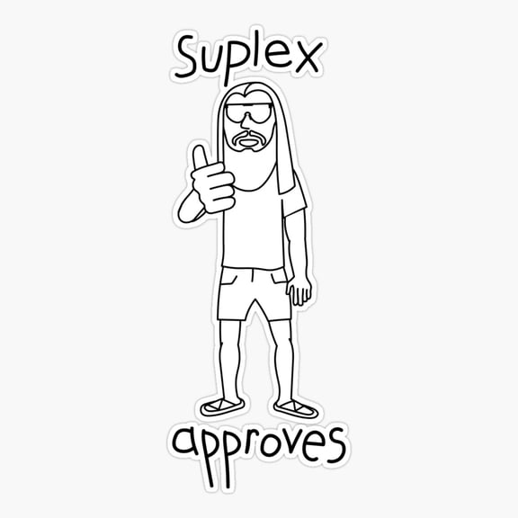 Surferplex Surf Brand Art Vinyl Decal Sticker