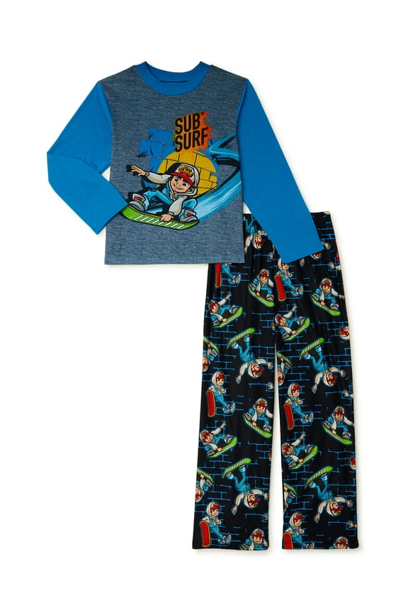 Surfers Little Boys Pajama Set, 2-Piece, Sizes 4-10