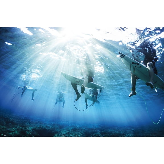 Surfers Poster (36 x 24)