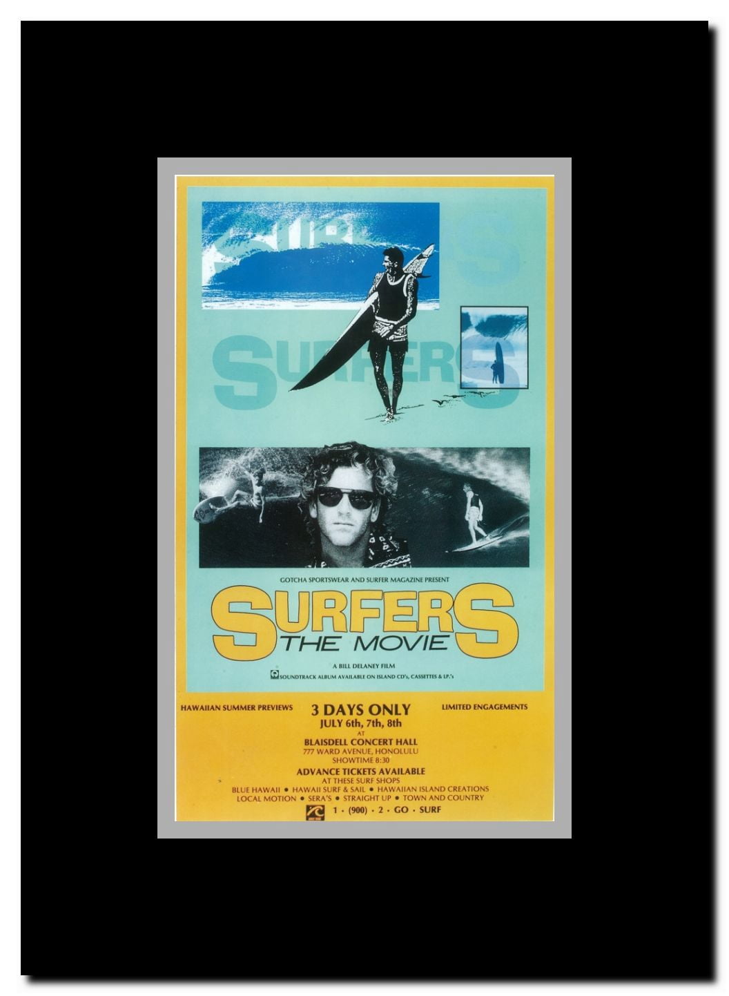 Surfers: The Movie Framed Movie Poster