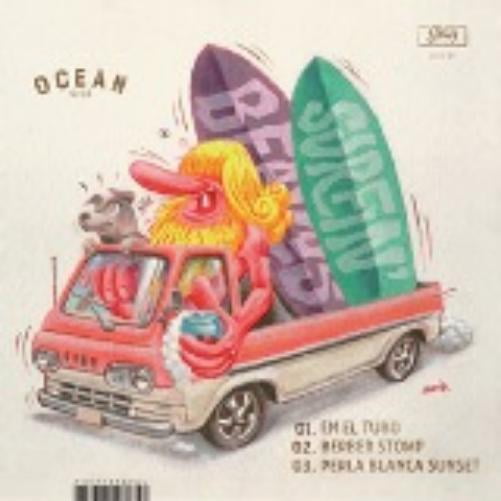 Surfin' Beards Ocean Side/Fuel Side (10") (Vinyl Record) 10" Single