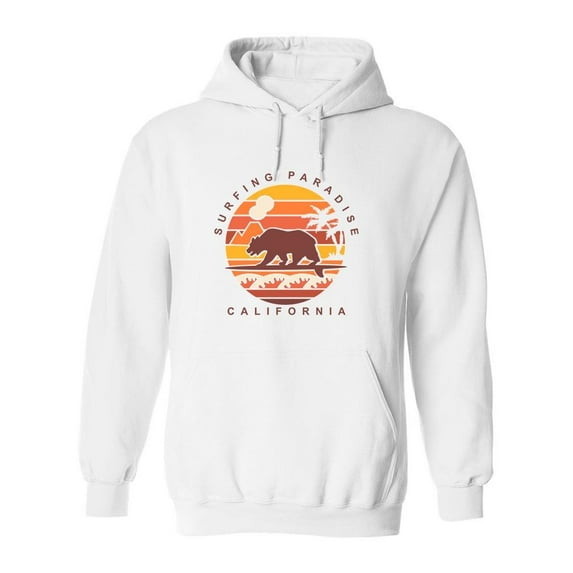 Surfin' Paradise Cali Hoodie Men -Image by Shutterstock, Male 3X-Large