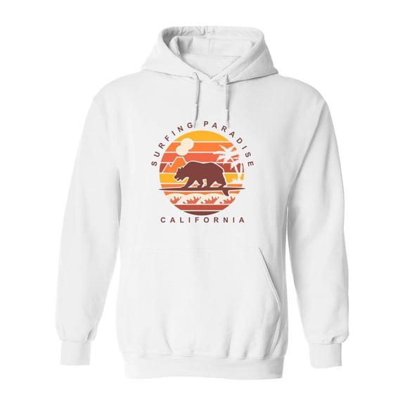 Surfin' Paradise Cali Hoodie Men -Image by Shutterstock, Male Medium