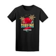thumbnail image 1 of Surfing Beach California Palms Tee Men's -Image by Shutterstock, 1 of 2