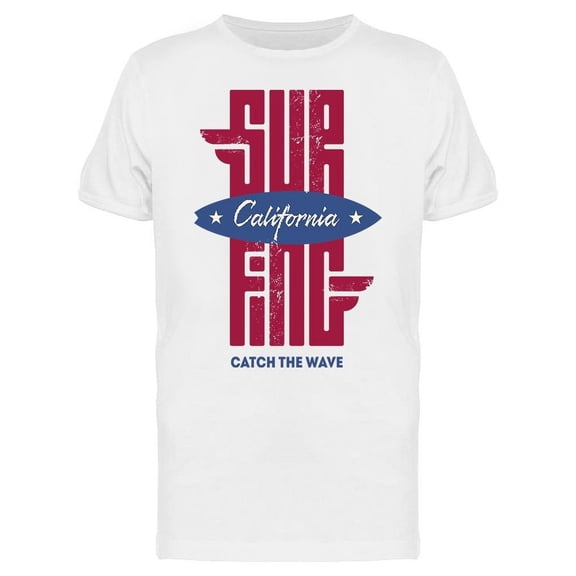 Surfing Cali T-Shirt Men -Image by Shutterstock, Male Medium