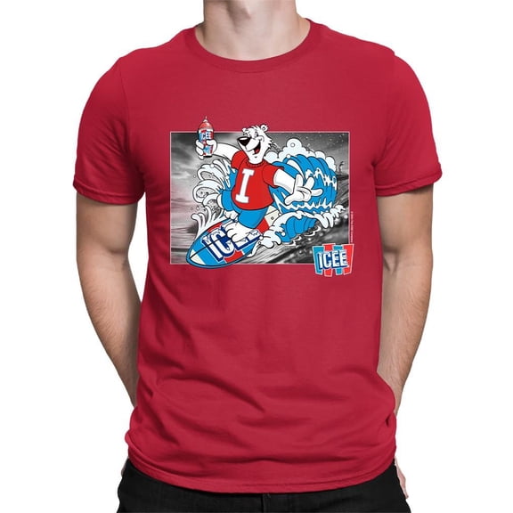 Surfing Cool ICEE Bear - Arctic Wave Chill Graphic Men's T-shirt