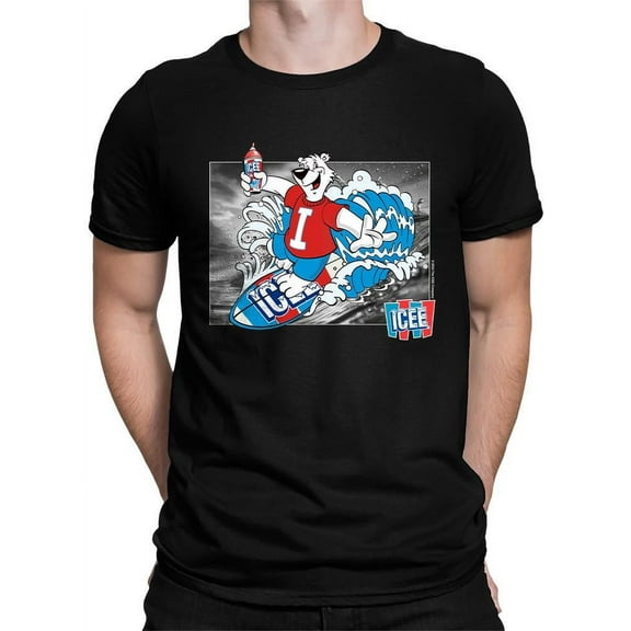 Surfing Cool ICEE Bear - Arctic Wave Chill Graphic Men's T-shirt