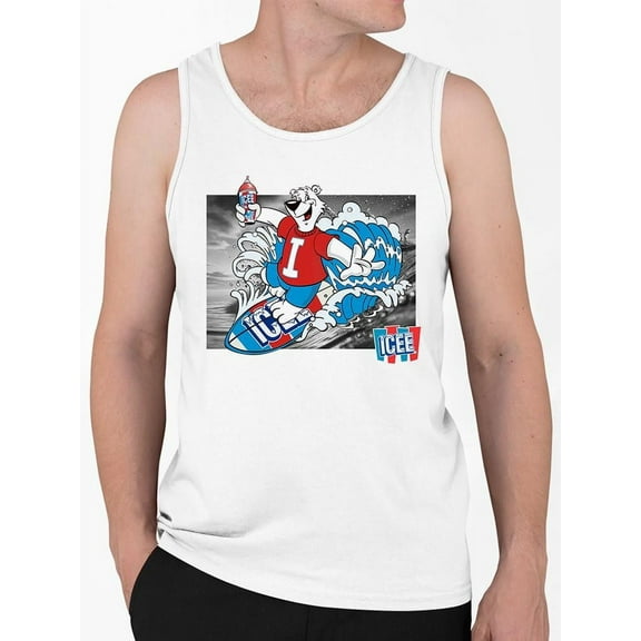 Surfing Cool ICEE Bear - Arctic Wave Chill Graphic Men's Tank Top