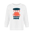 thumbnail image 1 of Surfing Crab Dude Long Sleeve Toddler -Image by Shutterstock,  2 Toddler, 1 of 4