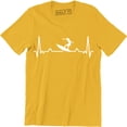 thumbnail image 1 of Surfing Heart Beat Pulse Surf Board Accessory Surfer birthday funny T-Shirt, 1 of 4