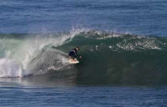 Surfing I Canvas Art - Lee Peterson (24 x 36)