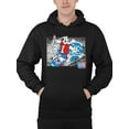 thumbnail image 1 of Surfing ICEE Bear - Arctic Wave Chill Graphic Men's Hoodie, 1 of 4
