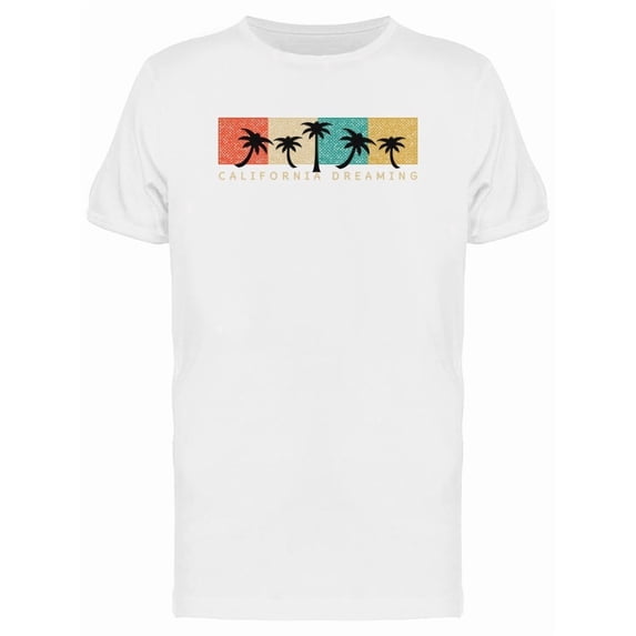 Surfing In California Palms Tee Men's -Image by Shutterstock