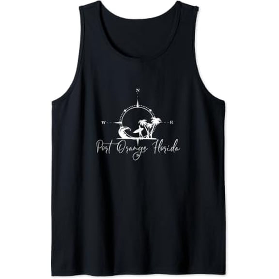 Surfing In Port Orange Florida Tank Top Size S-3XL