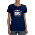 thumbnail image 1 of Surfing Is A Real Life Art Shaped T-Shirt Women -Image by Shutterstock, Female Medium, 1 of 4
