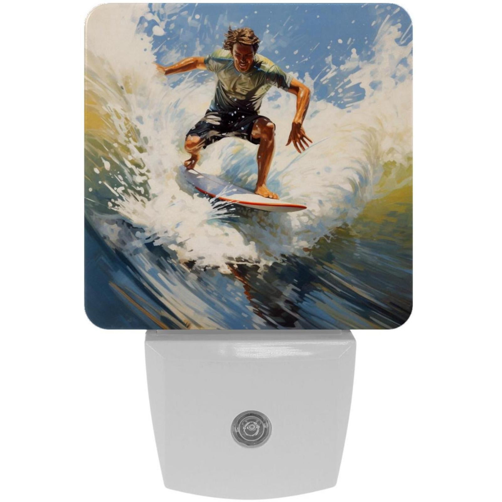 Surfing LED Square Night Lights for a Bright and Stylish Ambiance ...