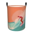 thumbnail image 1 of Surfing Laundry Hamper Small Storage Basket/Toy Organizer/Dirty Clothes Bucket, 1 of 5