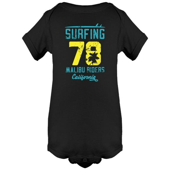 Surfing Malibu Riders, Cali Bodysuit Infant -Image by Shutterstock,  18 Months