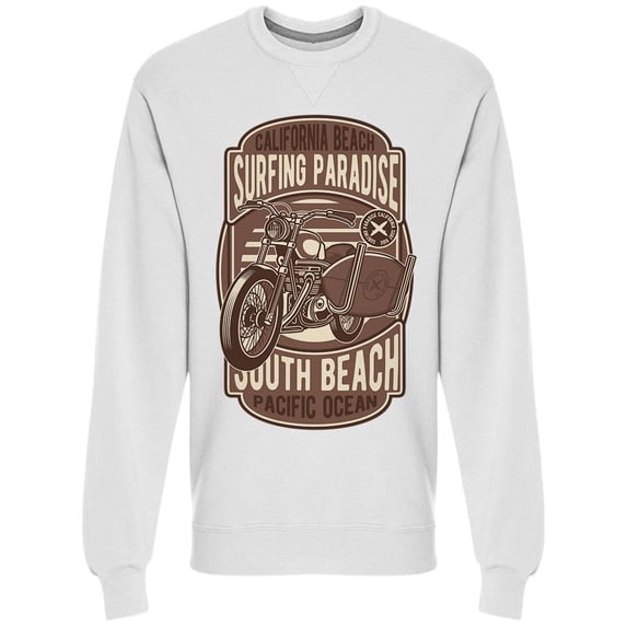 Surfing Paradise South Beach Sweatshirt Men -Image by Shutterstock, Male 4X-Large