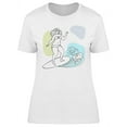 thumbnail image 1 of Surfing Plus Size Girl T-Shirt Women -Image by Shutterstock, Female XX-Large, 1 of 2