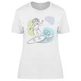 thumbnail image 1 of Surfing Plus Size Girl T-Shirt Women -Image by Shutterstock, Female x-Large, 1 of 2