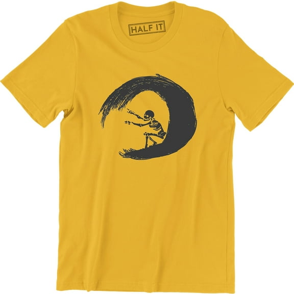 Surfing Skeleton Surfer Skull Board Beach Wave Holiday Men's T-Shirt