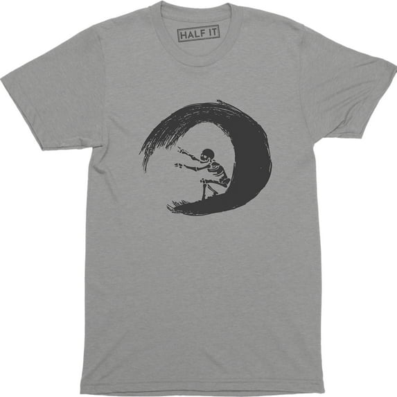 Surfing Skeleton Surfer Skull Board Beach Wave Holiday Men's T-Shirt