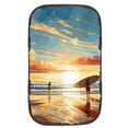 thumbnail image 1 of Surfing Soft Comfortable Furry Printed Car Armrest Pad Mat Cover, 12.5x8.2 Inch Armrest Accessories, 1 of 6