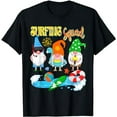 thumbnail image 1 of Surfing Squad Three Gnomes Hawaiian Surfing Summer Vacation T-Shirt, 1 of 5