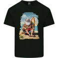 thumbnail image 1 of Surfing St Nick With Surfboard Christmas Summer Holiday Unisex T-Shirt, up to Size 5XL, 1 of 2