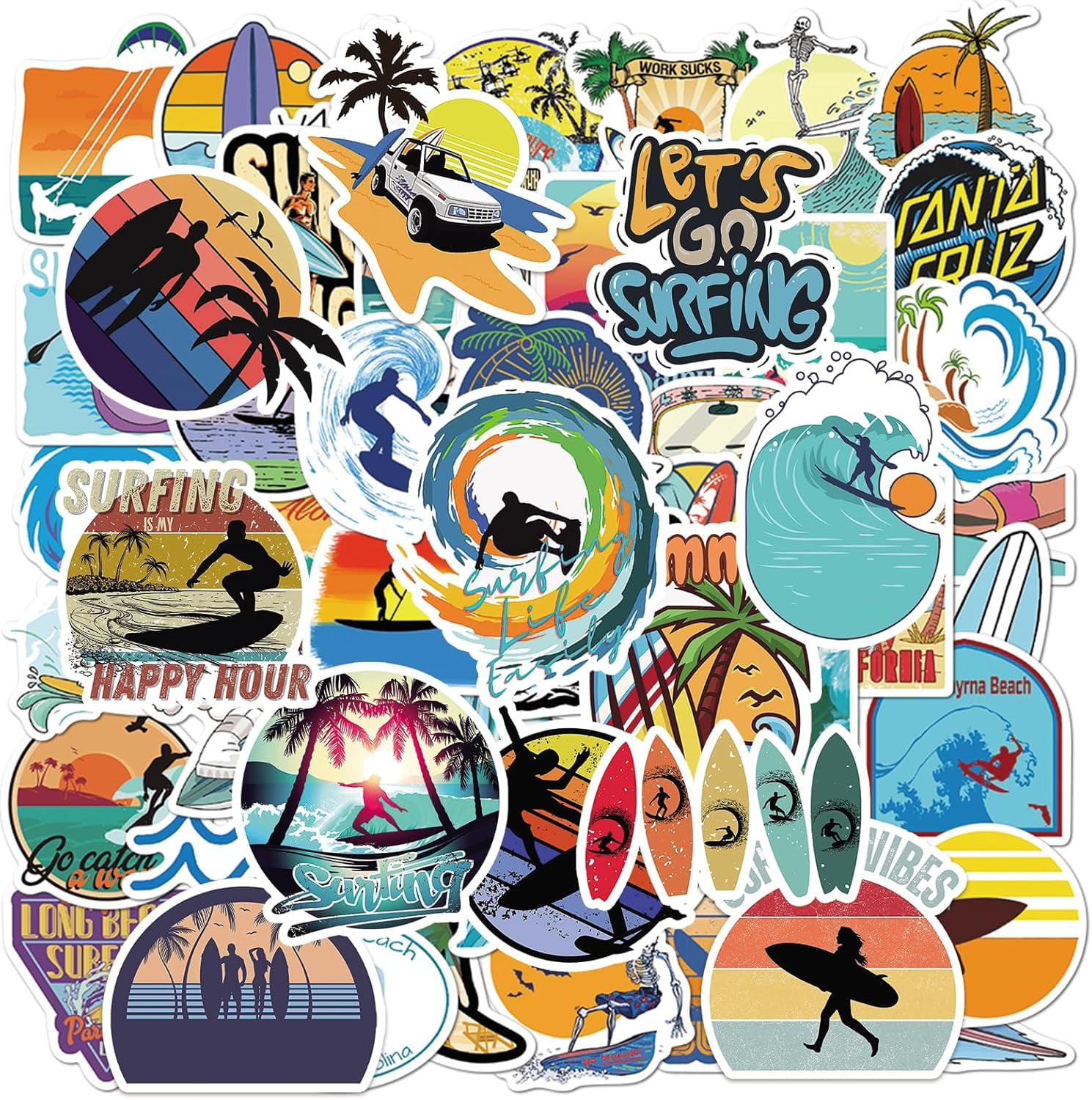 55pcs Album Covers Stickers - AU Sticker World