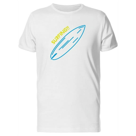 Surfing! Surfboard Lovers T-Shirt Men -Image by Shutterstock, Male Medium