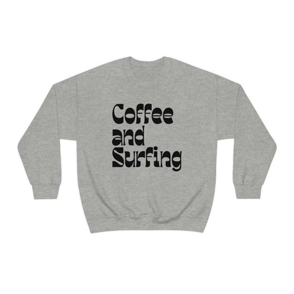 Surfing Surfer Surf 70s 1970s Retro Sweatshirt, Gifts, Sweater Shirt