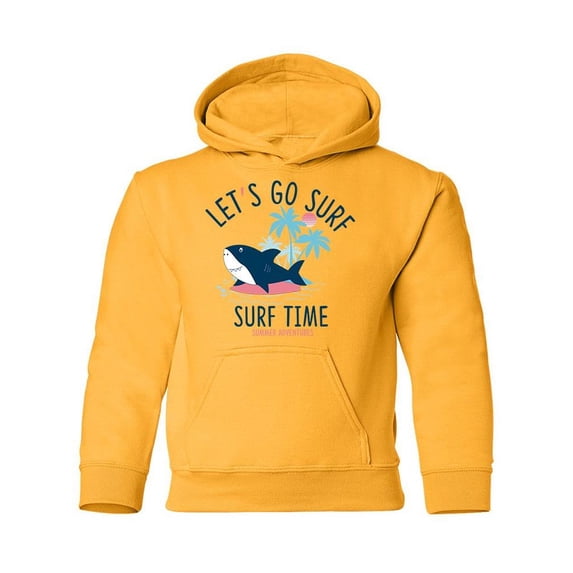 Surfing Time Shark Hoodie Juniors -Image by Shutterstock, Medium
