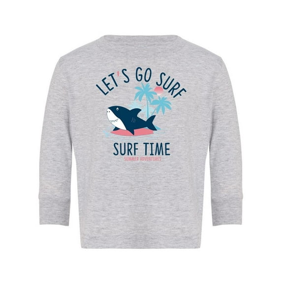 Surfing Time Shark Long Sleeve Toddler -Image by Shutterstock, 4 Toddler