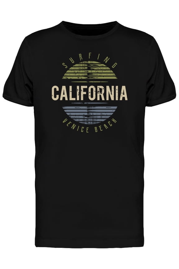 Surfing Venice Beach T-Shirt Men -Image by Shutterstock, Male Large