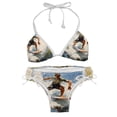 thumbnail image 1 of Surfing in Summer Detachable Sponge Adjustable Strap Bikini Set Two-Pack Swim Suits - Ideal for Beach and Pool Scenes, 1 of 6