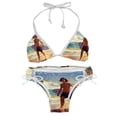 thumbnail image 1 of Surfing in Summer Detachable Sponge Adjustable Strap Bikini Set Two-Pack Swim Suits for WomenToolStrip with applicable scenes, 1 of 6