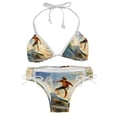 thumbnail image 1 of Surfing in Summer Detachable Sponge Adjustable Strap Bikini Set Two-Pack for Various Scenes, 1 of 6