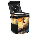 thumbnail image 1 of Surfing in Summer Mini Trash Can Car Garbage Can Car Trash Can Foldable with Lid Leak-Proof Hanging Storage Bag, 1 of 6