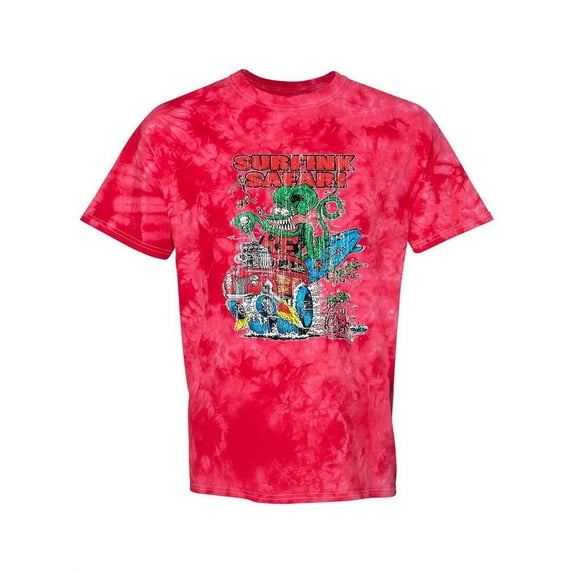 Surfink Safari, Rat Fink Tie-Dye Crystal Men -, Male XX-Large