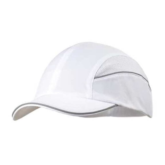 Surflex Bump Cap,Baseball,Hook-and-Loop,White SCARAP1WHT